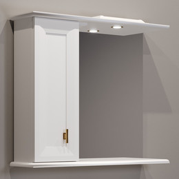 Зеркало-шкаф EvaGold Retro 82 см L EG010406 фото 