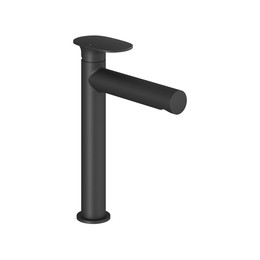 Смеситель для раковины высокий Ravak Spring SG 014.20BL X070543, чёрный матовый фото 