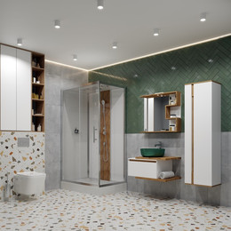 Душевое кабина EvaGold 120x80 см EG210020, хром/прозрачное фото 