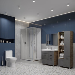 Душевое кабина EvaGold 120x80 см EG210023, хром/прозрачное фото 