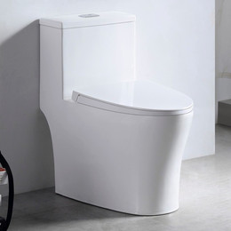 Унитаз-моноблок безободковый EvaGold EG050023 с тонкой крышкой микролифт фото 