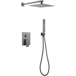 Душевая система для душа Abber Daheim AF8219NG, никель фото 