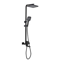 Душевая стойка EvaGold Monteverde EG400031, чёрный матовый фото 