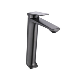 Смеситель для раковины высокий EvaGold Vesta EG400087, оружейная сталь фото 