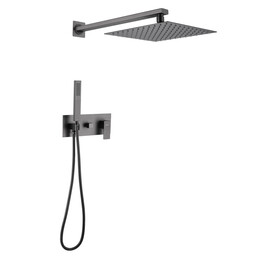 Душевая система для душа Abber Daheim AF8218NG, никель фото 