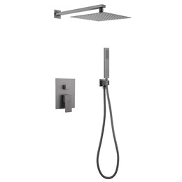 Душевая система для душа Abber Daheim AF8219NG, никель фото 