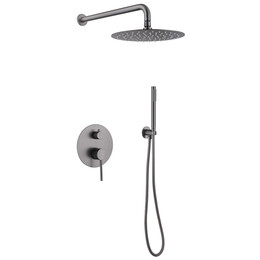 Душевая система для душа Abber Emotion AF8818NG, никель фото 