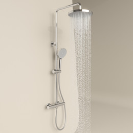 Душевая стойка с термостатом Sancos Teo SC11001CH фото 