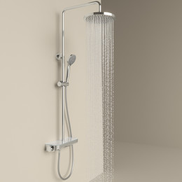 Душевая стойка с термостатом Sancos Teo SC11002CH фото 