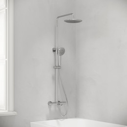 Душевая стойка с термостатом Sancos Game SC3001LCH фото 