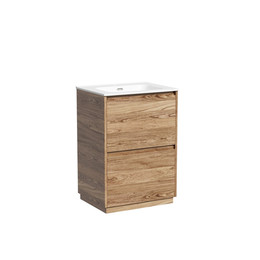 Тумба напольная с раковиной Sancos Libra Floor 60 см LB60FECH, дуб чарльстон (раковина Element CN7001) фото 