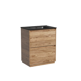 Тумба напольная с раковиной Sancos Libra Floor 70 см LB70FECH, дуб чарльстон (раковина Element CN7007MB) фото 