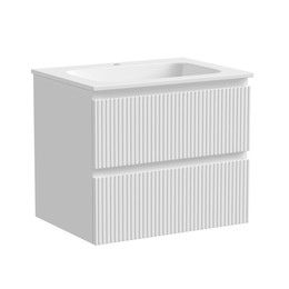 Тумба подвесная с раковиной Sancos Snob T 60 см SNT60W, Bianco фото 