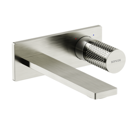 Смеситель для раковины настенный Sancos Nexus SC9013BN, брашированный никель (со скрытой частью) фото 