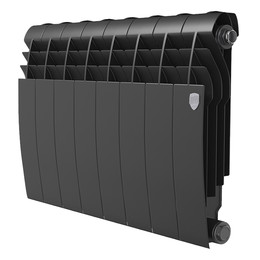 Радиатор Royal Thermo Biliner B 350 800x430 мм (10 секций) чёрный фото 