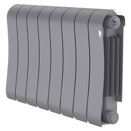 Радиатор Royal Thermo Infinity 300 Silver Satin 640x370 мм (8 секций) фото 