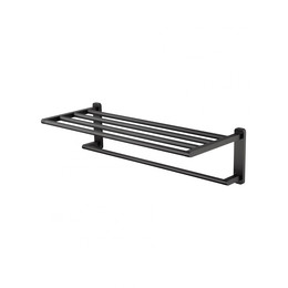 Полка для полотенец Wonzon & Woghand Graffity WW-9381, цвет тёмный графит брашированный фото 