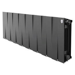Радиатор Royal Thermo PianoForte 300 1280x380 мм (16 секций) чёрый фото 