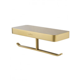 Держатель для туалетной бумаги Wonzon & Woghand Lotte WW-8356-BG, цвет золото брашированное фото 