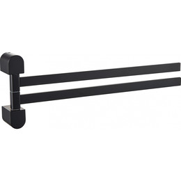 Держатель для полотенца Wonzon & Woghand Carbon WW-7731, цвет чёрный матовый фото 