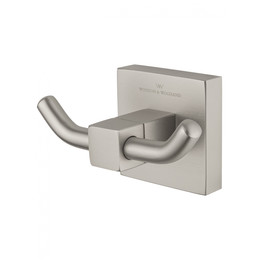 Двойной крючок Wonzon & Woghand Polo WW-8925-BN, цвет никель брашированный фото 