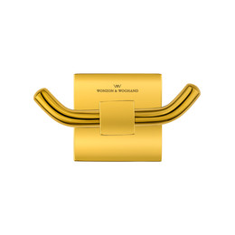 Двойной крючок Wonzon & Woghand Polo WW-8925-DG, цвет золото глянцевое фото 