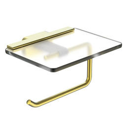 Держатель для туалетной бумаги Wonzon & Woghand Graffity WW-9326-BG, цвет золото брашированное фото 