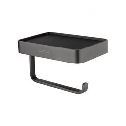 Держатель для туалетной бумаги Wonzon & Woghand Graffity WW-9336, цвет тёмный графит брашированный фото 