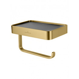 Держатель для туалетной бумаги Wonzon & Woghand Graffity WW-9366-BG, цвет золото брашированное фото 