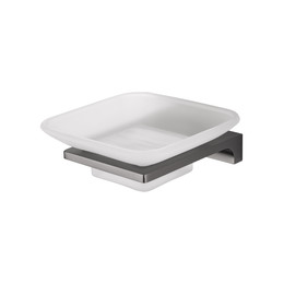 Мыльница Wonzon & Woghand Eclipse WW-9122-GM, цвет тёмный графит брашированный фото 