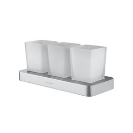 Стакан тройной для зубных щеток Wonzon & Woghand Lotte WW-8338 фото 