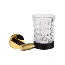 Стакан для зубных щеток Wonzon & Woghand Majestic WW-9221, цвет чёрный фото 