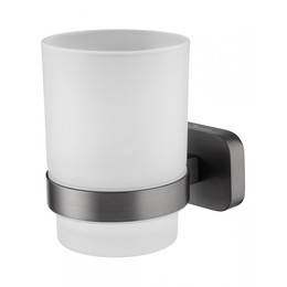 Стакан для зубных щеток Wonzon & Woghand Graffity WW-9321-BGM, цвет тёмный графит брашированный фото 