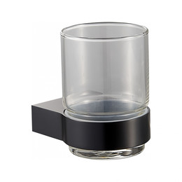 Стакан для зубных щеток Wonzon & Woghand Carbon WW-7721, цвет чёрный матовый фото 