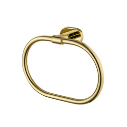 Кольцо для полотенец Wonzon & Woghand First WW-8423-LG, цвет золото глянцевое фото 