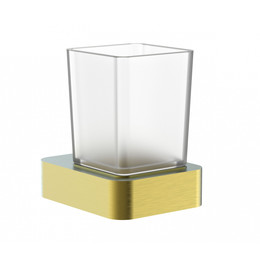 Стакан для зубных щеток Wonzon & Woghand Lotte WW-8321-BG, цвет золото брашированное фото 