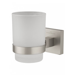 Стакан для зубных щеток Wonzon & Woghand Polo WW-8921-BN, цвет никель брашированный фото 