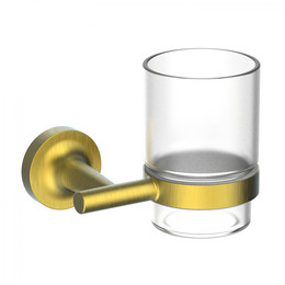 Стакан для зубных щеток Wonzon & Woghand Simple WW-6521-BG, цвет золото брашированное фото 