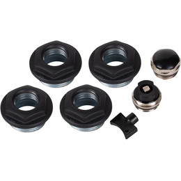 Набор присоединительный Royal Thermo 1"х1/2", чёрный фото 