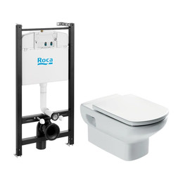 Инсталляция с подвесным унитазом Roca Dama Senso 7893104680 (без кнопки смыва) фото 