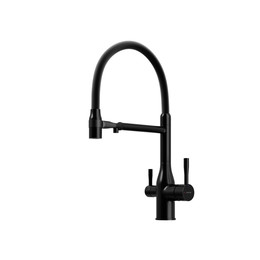 Смеситель для кухни Sancos Garda SC4009MB, чёрный матовый/чёрный фото 