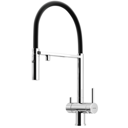 Смеситель для кухни Sancos Imola SC4010CH, хром/чёрный фото 