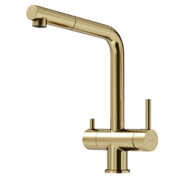 Смеситель для кухни Sancos Spin SC4015BG, брашированное золото фото 