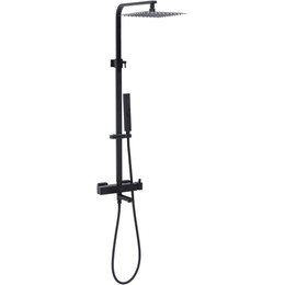 Душевая стойка Allen Brau Infinity 5.21029-31, чёрный матовый фото 