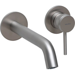 Смеситель для раковины настенный Allen Brau Priority 5.31030-BN (со скрытой частью) никель фото 