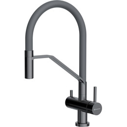 Смеситель для кухни Omoikiri Akeno GM 4994545, вороненая сталь фото 