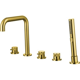 Смеситель для ванны Allen Brau Priority 5.31007-GB, золото фото 