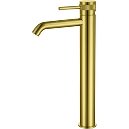 Смеситель для раковины высокий Allen Brau Priority 5.31A02-GB, золото фото 
