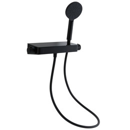 Смеситель для душа с термостатом Allen Brau Fantasy 5.11002-31, чёрный матовый фото 