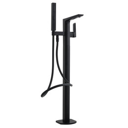 Смеситель для ванны Allen Brau Infinity 5.21009-31 (со скрытой частью) чёрный матовый фото 